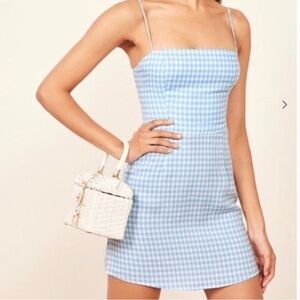 Reformation checkered dress